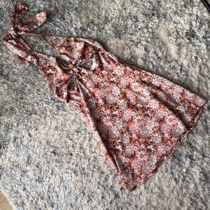 Floral Halter Dress